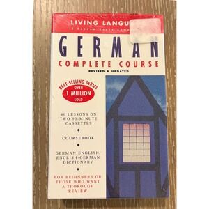 Living Language German Complete Course Revised and Updated Sealed Audio Book